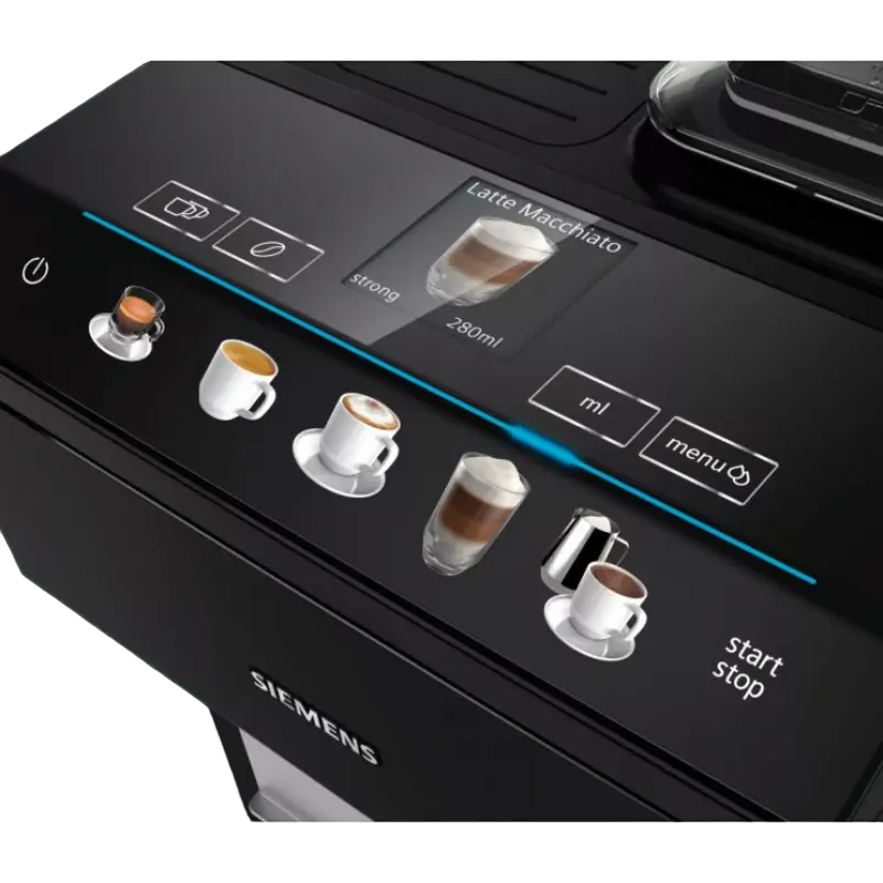 Aparat de cafea Siemens TP503R04, Negru | Oțel inoxidabil