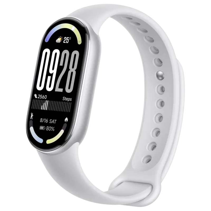 Ceas Sport/Antrenament Xiaomi Smart Band 10, Glacier Silver