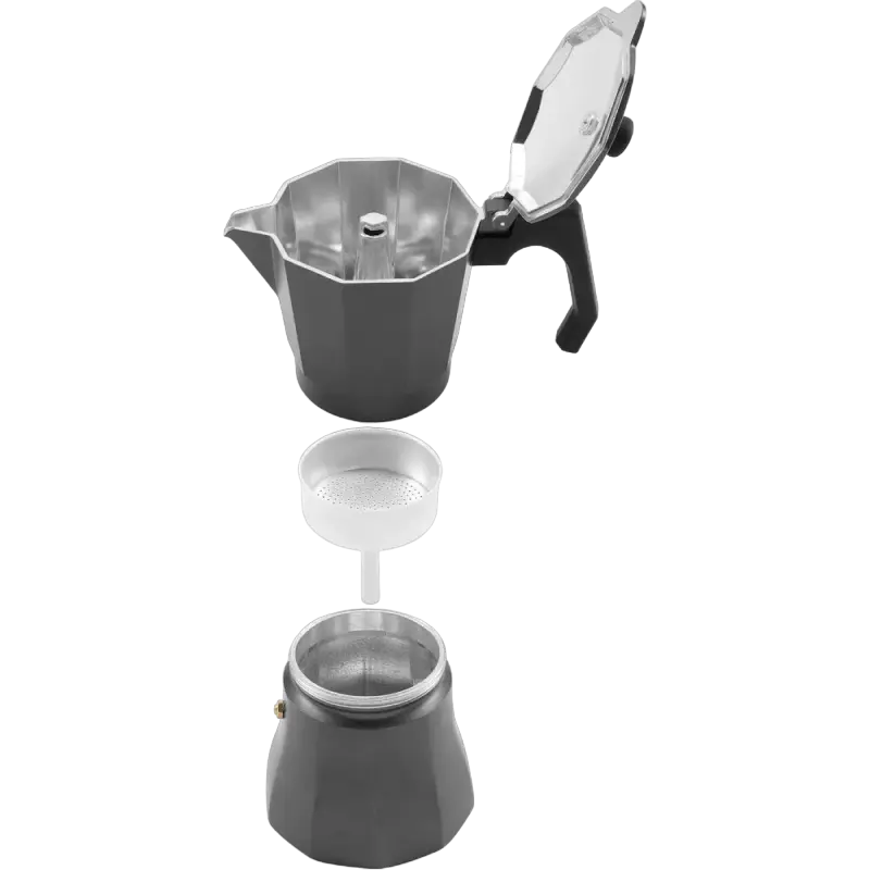 Cafetieră gheizer Polaris Graphit-9C, Grafit