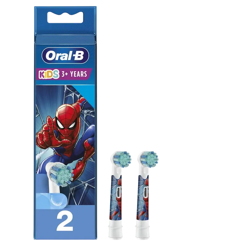 Насадка для электрической зубной щетки Oral-B EB10-2 Spider-Man, Синий | Красный