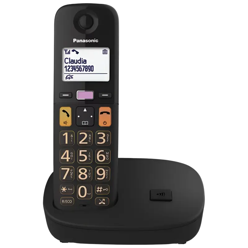 Telefone radio Panasonic KX-TGU110UAB, Negru