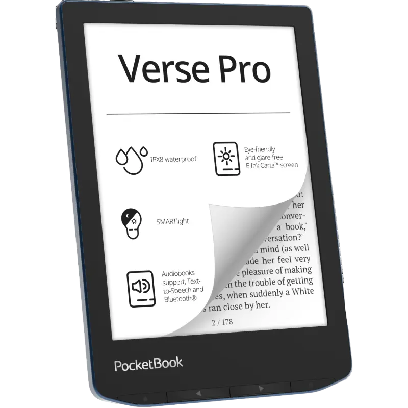 Cartea electronică PocketBook Verse PRO 634, Azur