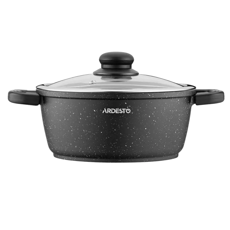 Кастрюля Ardesto AR2420GE, 2,5л, 20см, Чёрный