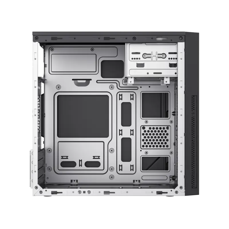 Carcasă PC Sohoo 6521BK, Micro-ATX, ATX, Negru