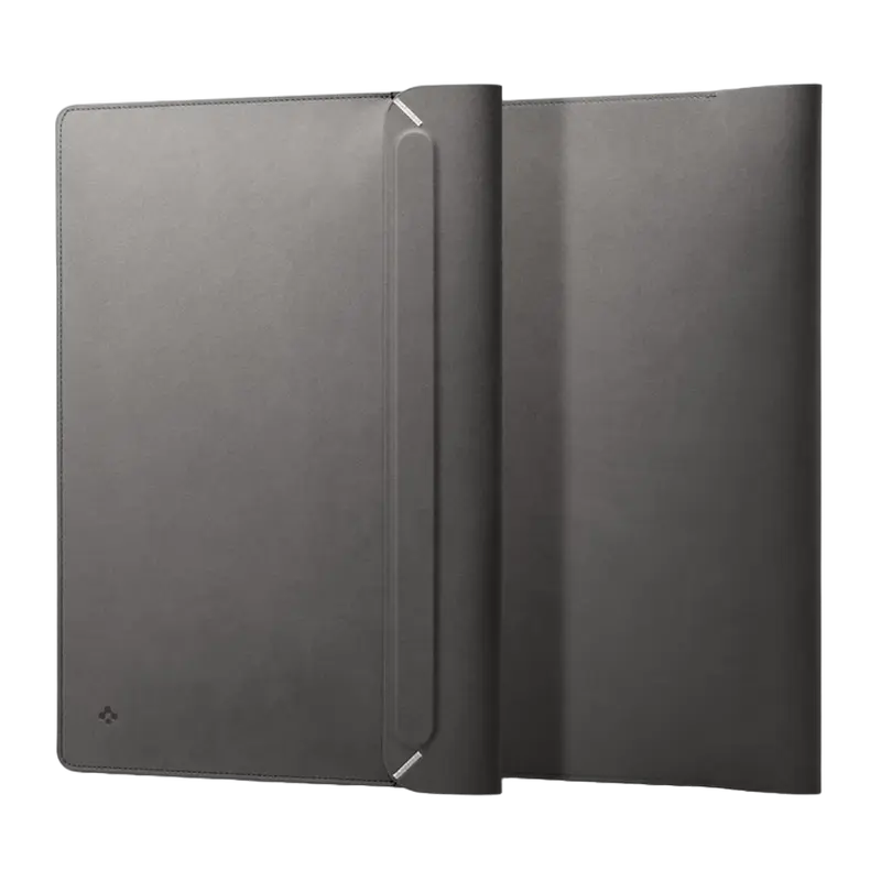 Geantă pentru Laptop Spigen Valentinus 13-14", Piele artificială, Gri