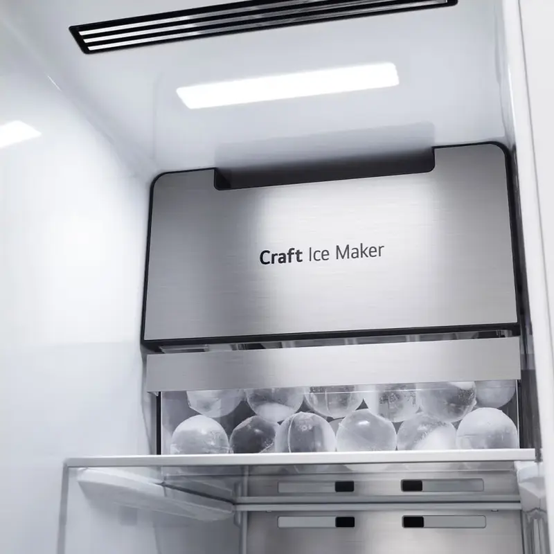 Холодильник LG GSXV90MCDE, InstaView Door-in-Door™, Чёрный