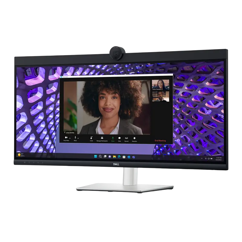 34" Monitor DELL P3424WEB, IPS 3440x1440 WQHD, Negru | Argintiu