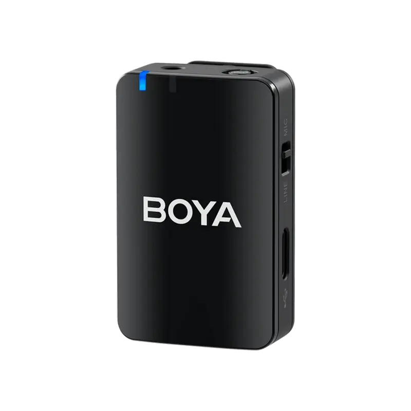 Microfon portabil pentru înregistrare vocală Boya Boyamic 3in1, Fără fir, Negru