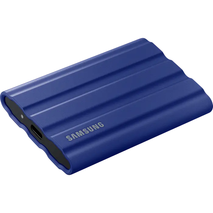 SSD portabil extern Samsung T7 Shield, 1 TB, Albastru (MU-PE1T0R/EU)