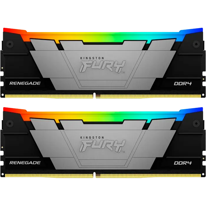 Memorie RAM Kingston FURY Renegade RGB, DDR4 SDRAM, 3600 MHz, 64GB, KF436C18RB2AK2/64