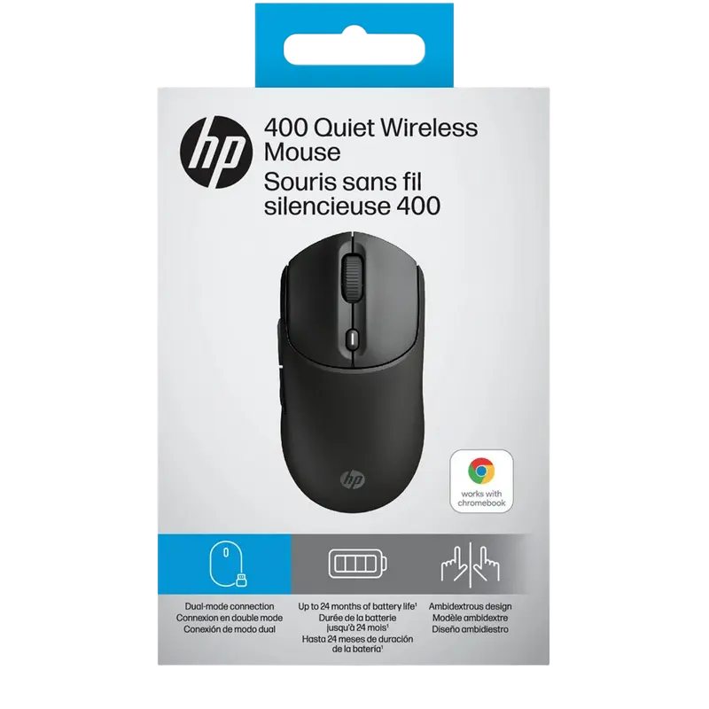 Mouse HP 400 Quiet, Negru