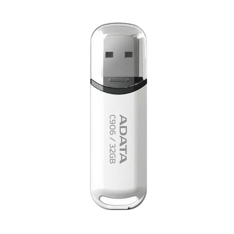 Cumpara  Stick-uri USB - Memorie USB ADATA C906, 32GB, Alb..