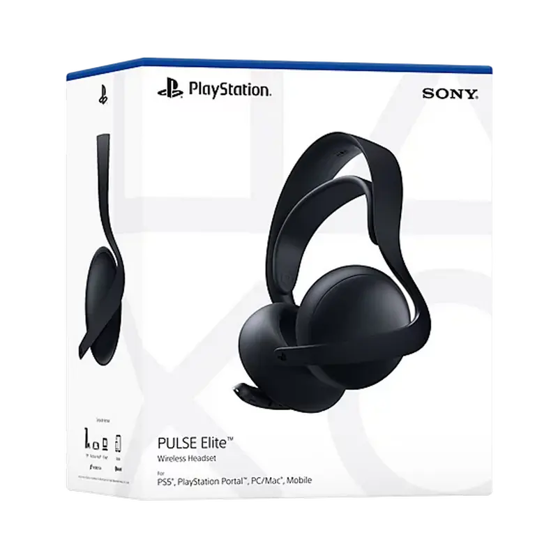 Căști gaming SONY PlayStation Pulse Elite, Bluetooth/USB, Negru
