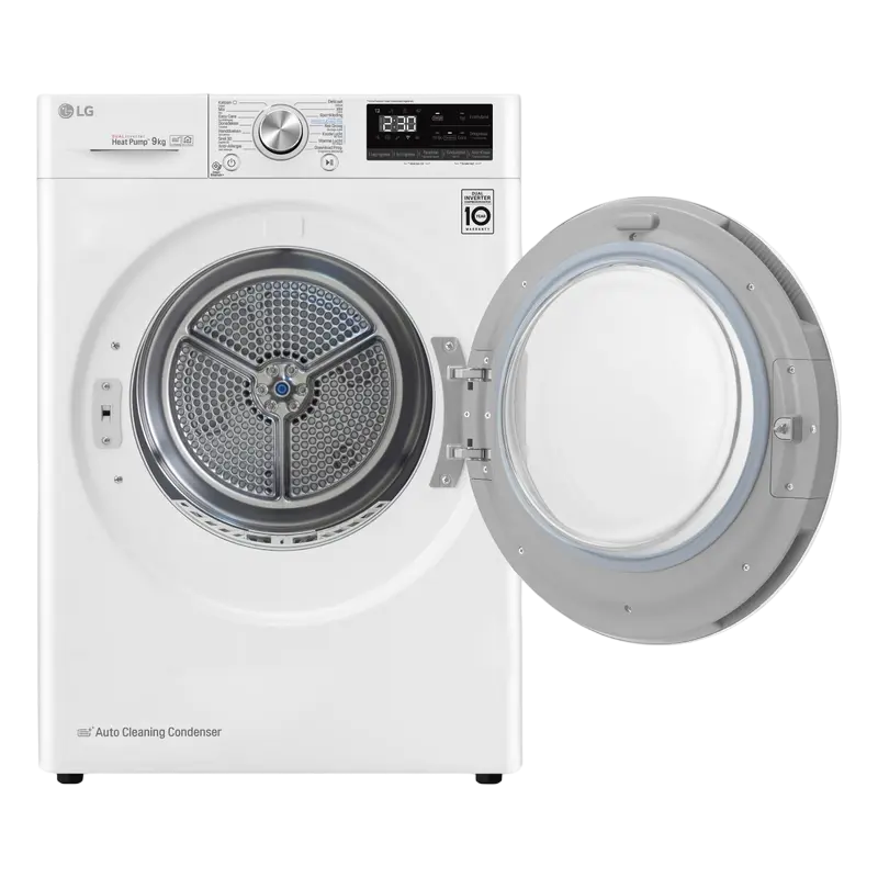 Uscător de rufe LG RH80V9AV3N, 8kg, Alb