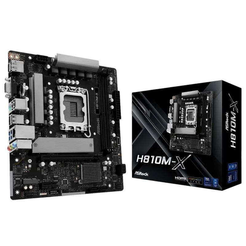 Материнская плата ASRock H810M-X, L..