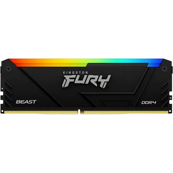 Memorie RAM Kingston FURY Beast RGB, DDR4 SDRAM, 3733 MHz, 32 GB, KF437C19BB12AK2/32