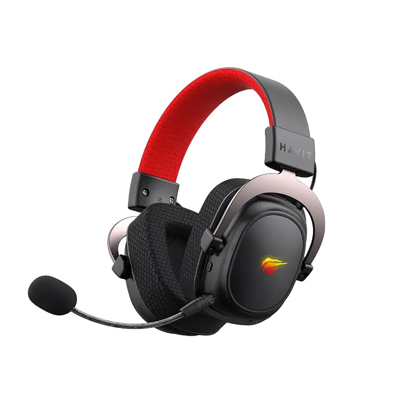 Căști gaming Havit H2002BG, Fără fir, Negru