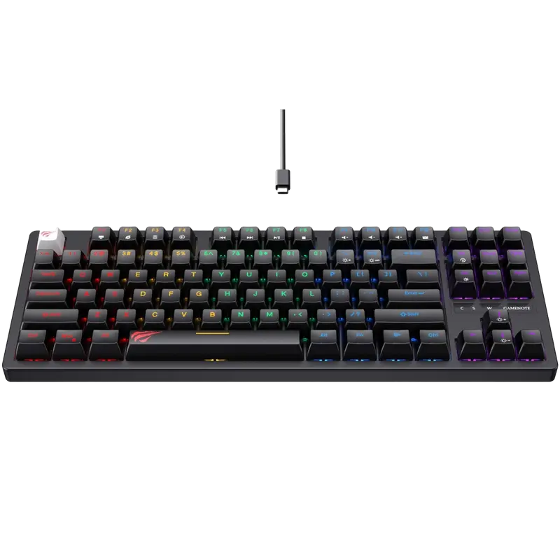 Клавиатура Havit KB892L, Проводное, Чёрный