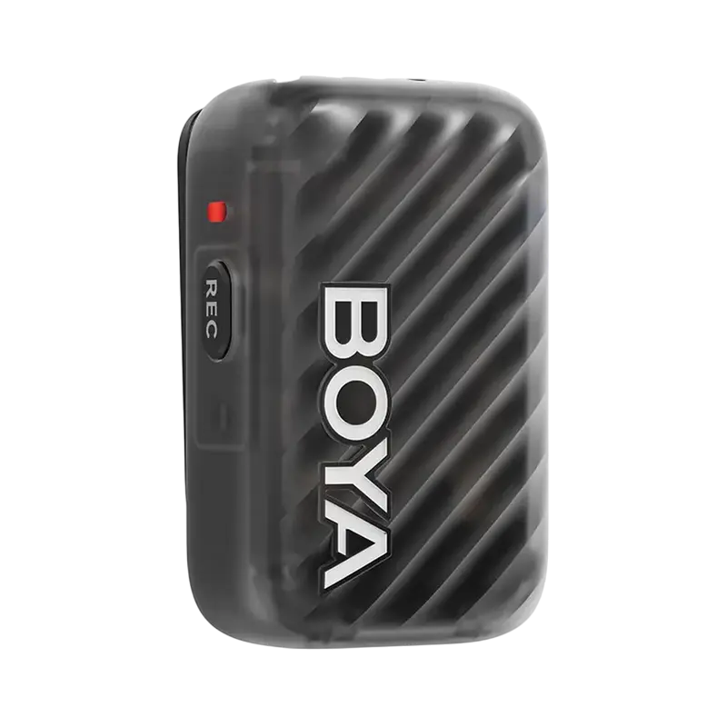 Microfon portabil pentru înregistrare vocală Boya Boyamic 2-01, Fără fir, Negru