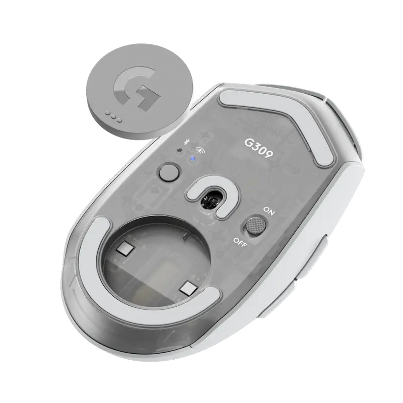 Mouse Wireless Logitech G309, Alb