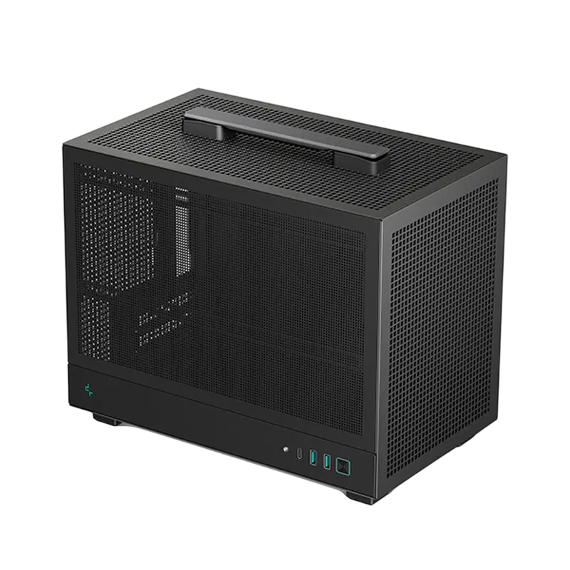Carcasă PC Deepcool CH160, Mini-ITX, Fără PSU, Negru