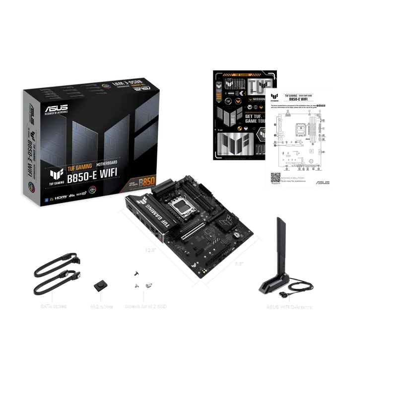 Placă de bază ASUS TUF GAMING B850-E WIFI, AM5, AMD B850, ATX