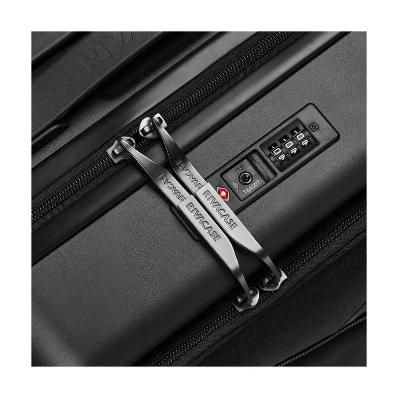 Valiză Rivacase Clark-Eco, 28L, Negru