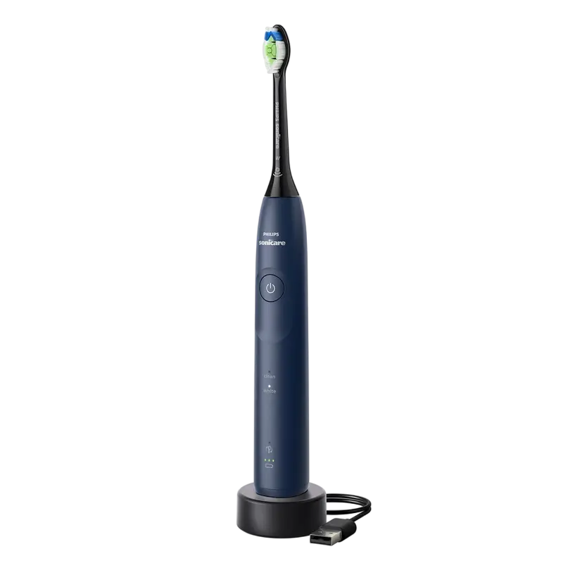 Periuța de dinți electrică sonică Philips HX7113/01, Albastru