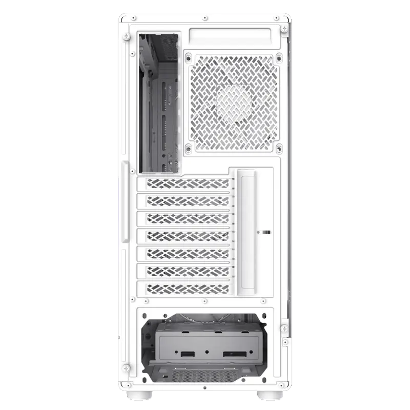 Компьютерный корпус Gamemax Starlight 2 AW, Midi-Tower, Без блока питания, Белый