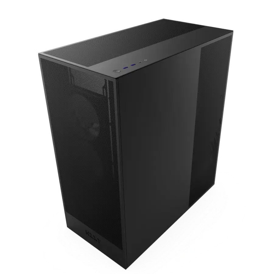 Carcasă PC NZXT H7 Flow RGB, Midi-Tower, Fără PSU, Negru