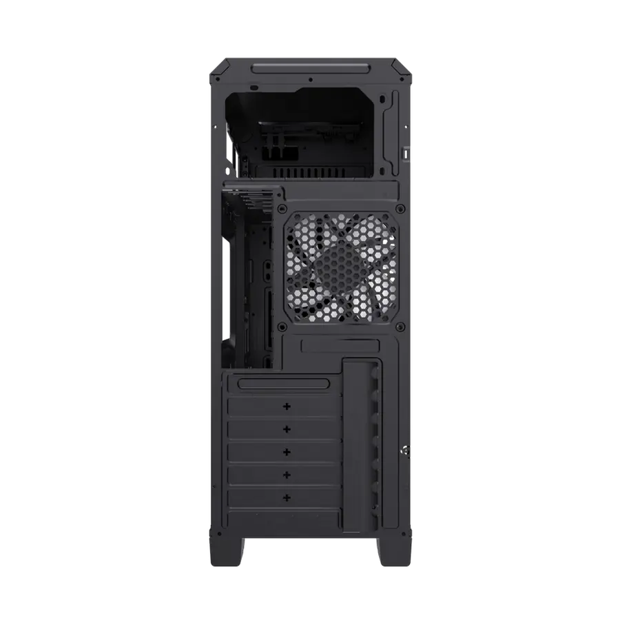 Carcasă PC Gamemax G561E-BK, Midi-Tower, Fără PSU, Negru
