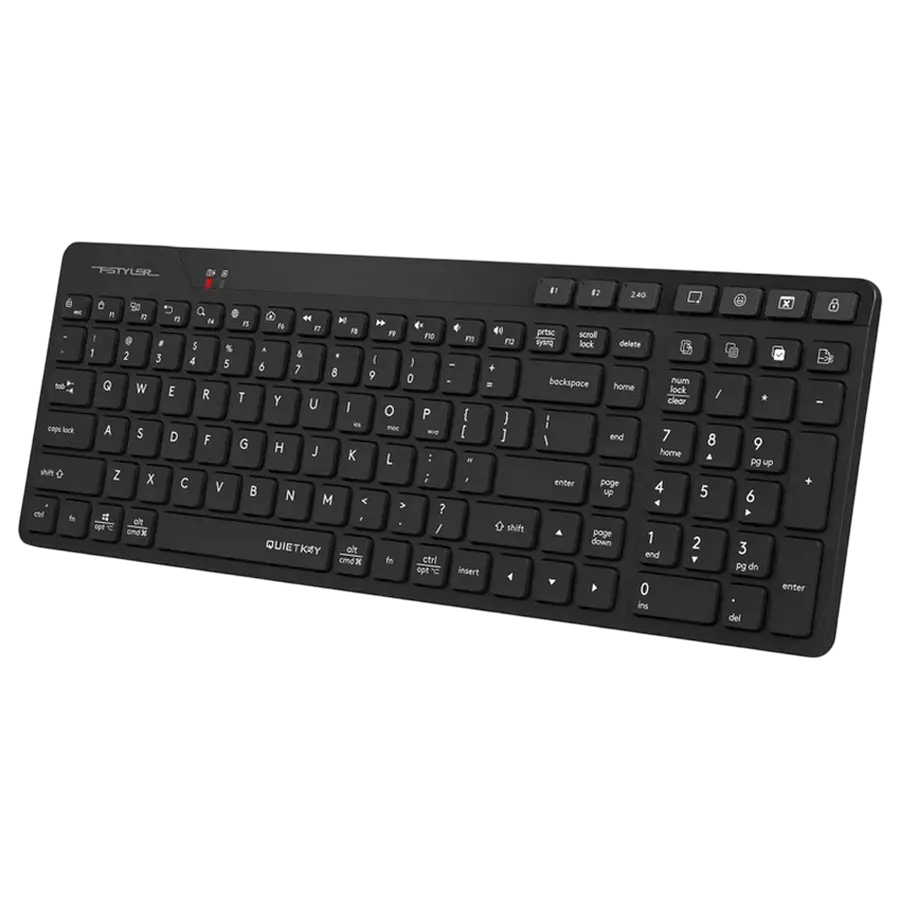 Клавиатура A4Tech FBK27C AS, Беспроводное, Чёрный