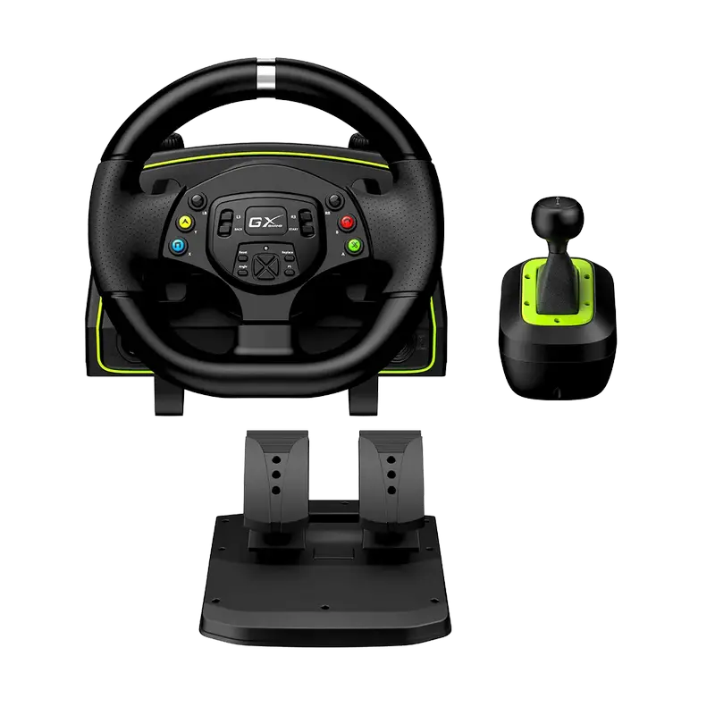 Volan Gaming Genius SpeedMaster X2, Negru