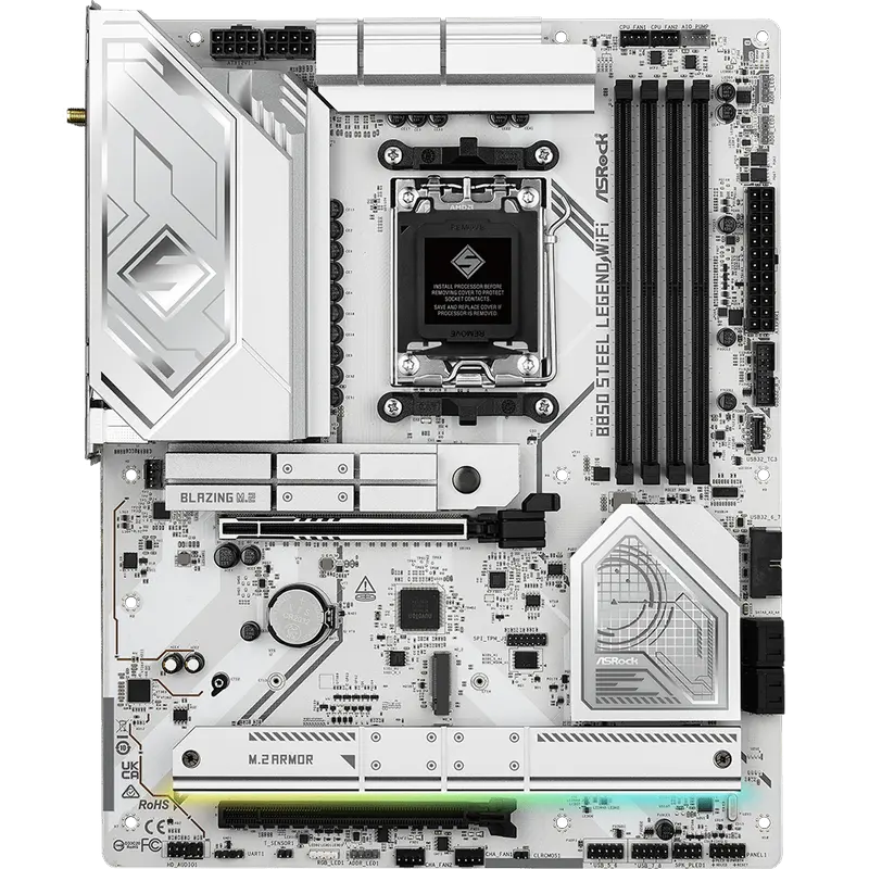 Материнская плата ASRock B850 STEEL LEGEND WIFI, AM5, AMD B850, ATX