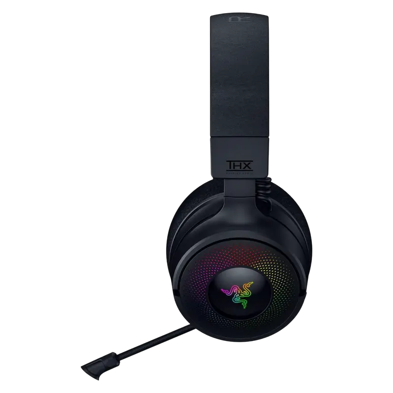 Căști gaming Razer Kraken V4, Cu fir, Negru