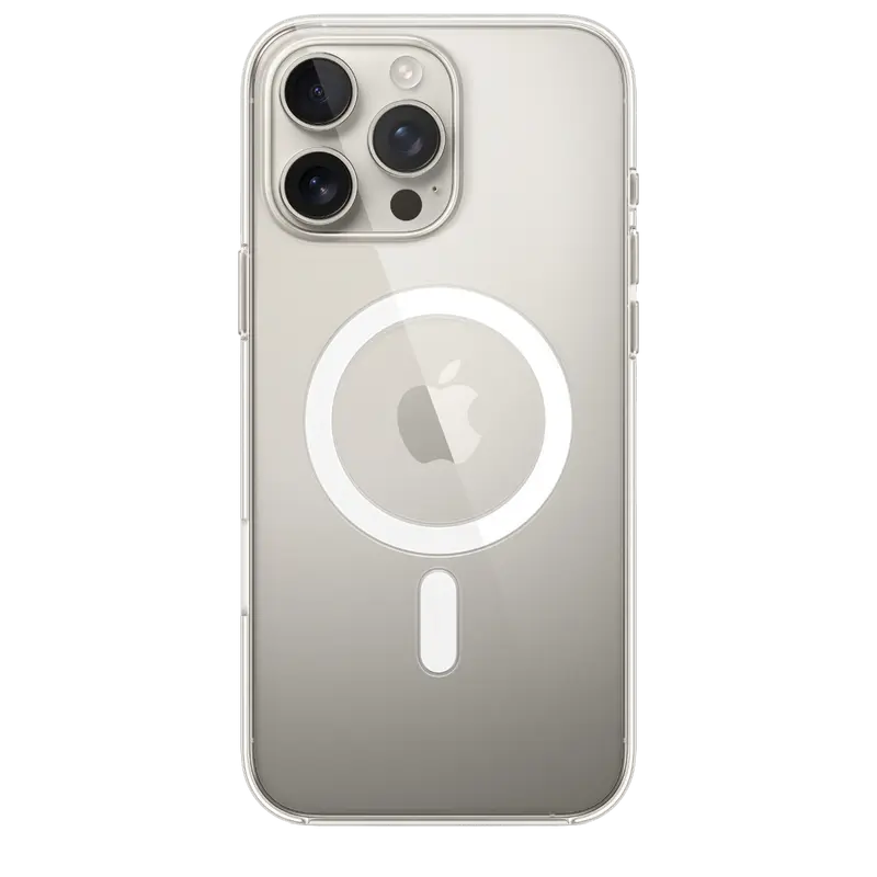 Husa Apple iPhone 16 Pro Max Clear Case cu MagSafe, Transparent