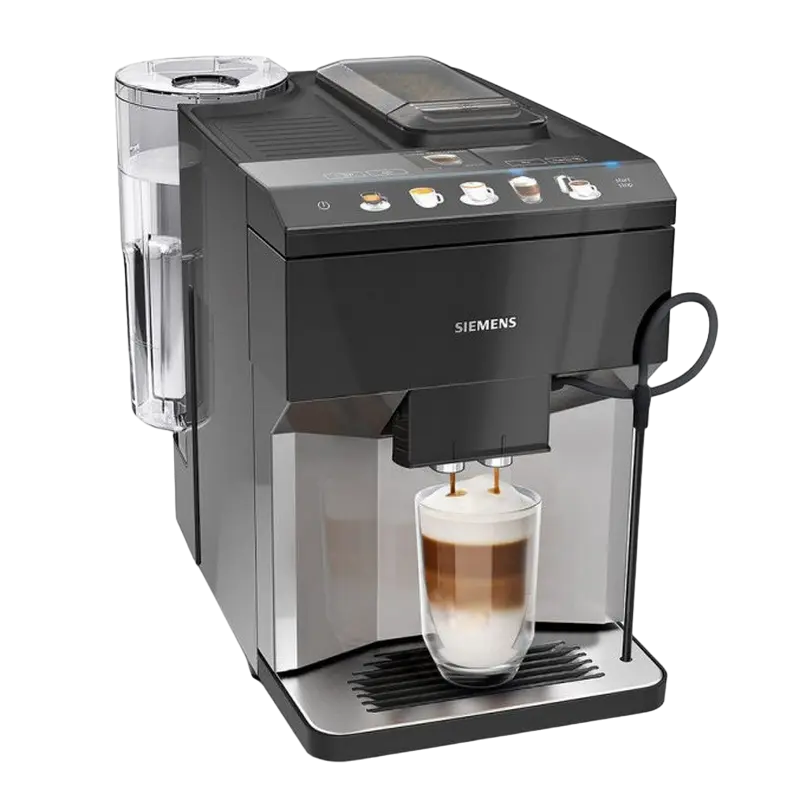 Cumpara  Prepararea cafelei - Aparat de cafea Siemens TP503R04, Negru | Oțe..