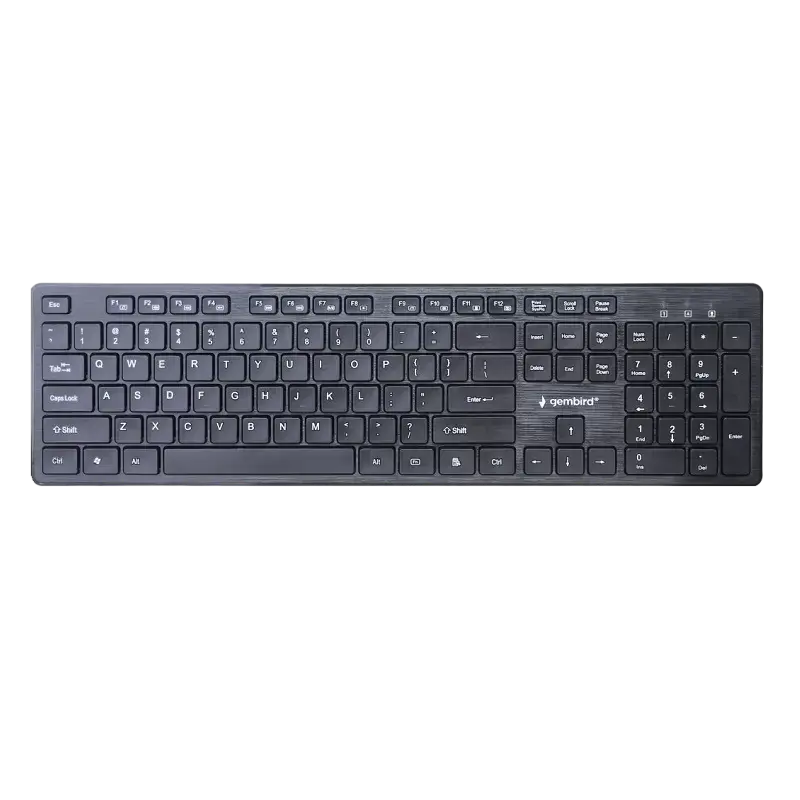 Set Tastatură + Mouse Gembird KBS-WCH-04-RU, Fără fir, Negru