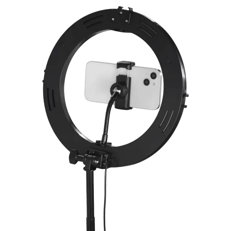 Lampă circulară HAMA SpotLight Smart 102 II, Negru