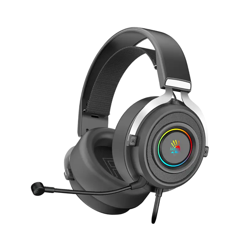Căști gaming Bloody G535, USB, Negru | Argintiu