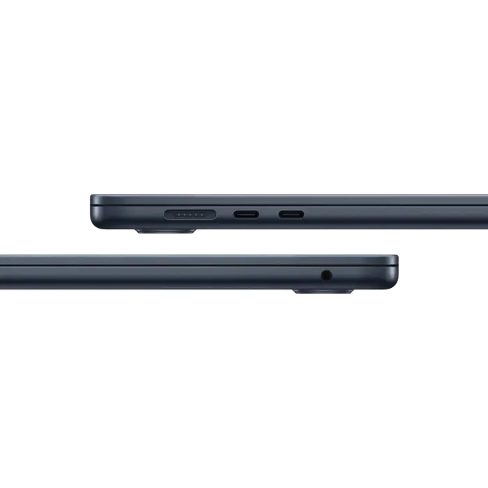 Laptop Apple MacBook Air A3241 de 15,3", culoare Midnight, M4 cu procesor și placă grafică cu 10 nuclee, 16 GB/256 GB, macOS Sequoia