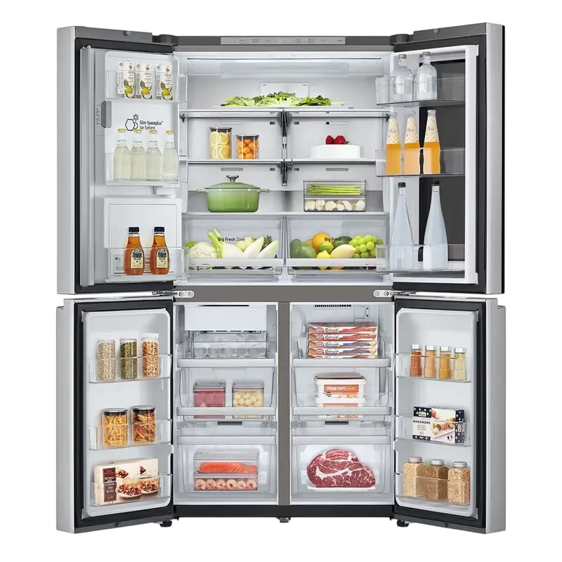 Frigider LG GMG960MBEE, InstaView Door-in-Door™, Argintiu