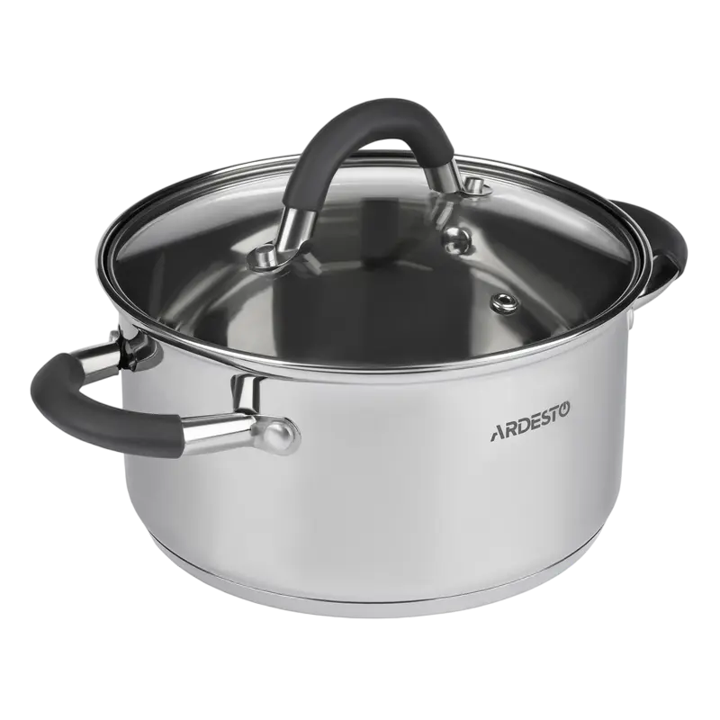 Cratiță Ardesto AR1908CS, 0,8L, 12cm, Oțel inoxidabil