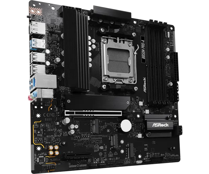 Placa de bază ASRock B850M Pro-A, AM5, AMD B850, Micro-ATX