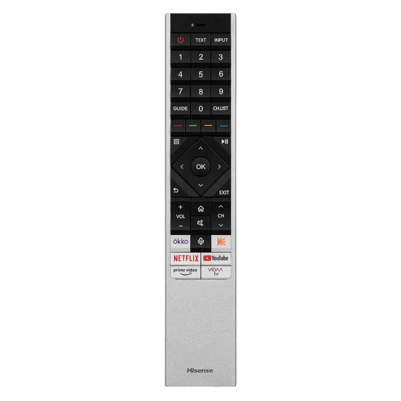 85" MiniLED SMART Телевизор Hisense 85U7KQ, 3840x2160 4K UHD, VIDAA U7.0, Серый