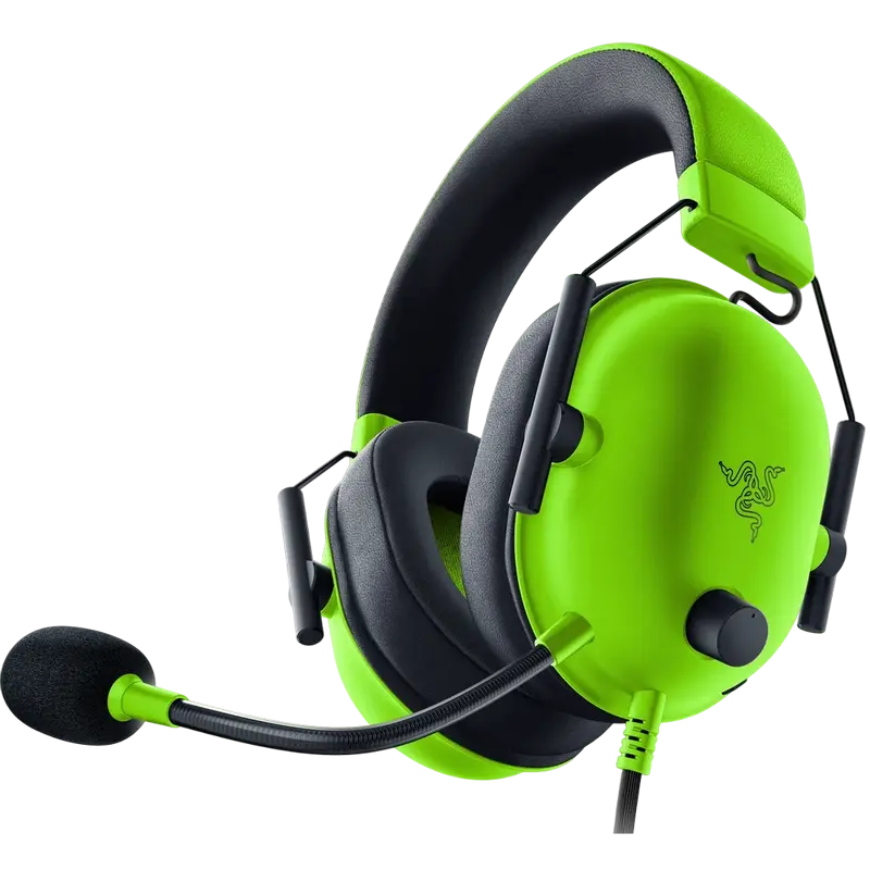 Căști gaming Razer BlackShark V2 X, Cu fir, Verde