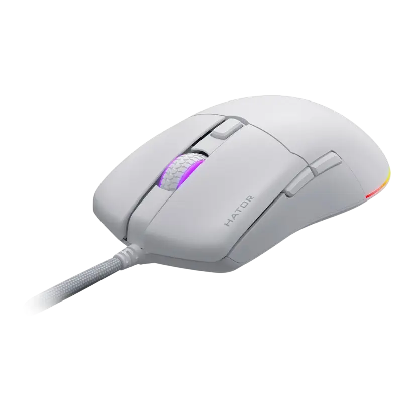 Gaming Mouse HATOR Pulsar 3, Alb