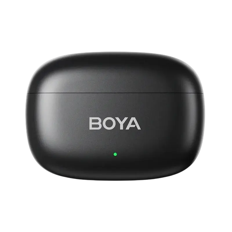 Портативный записывающий микрофон Boya mini 2-02, Беспроводной, Черный