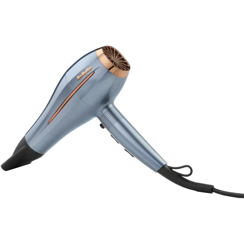 Uscător de păr BaByliss D251PE, 2200W, Albastru deschis