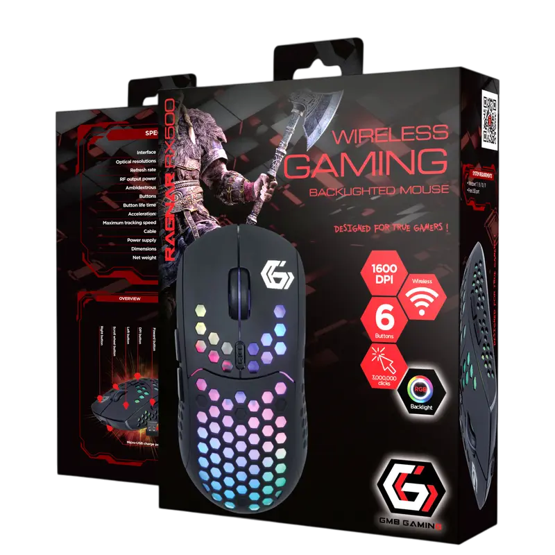 Gaming Mouse Gembird RAGNAR-WRX500, Negru